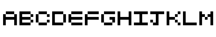 Pixelated Font LOWERCASE