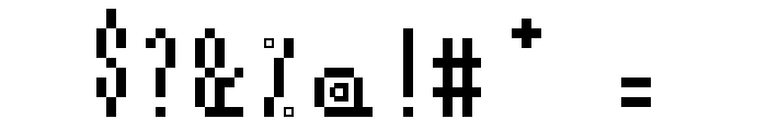 Pixelatus Regular Font OTHER CHARS