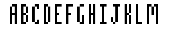 Pixelatus Regular Font UPPERCASE