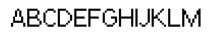 Pixelbasel Font UPPERCASE