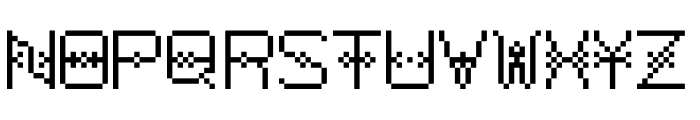 Pixelbroidery Lite Font UPPERCASE