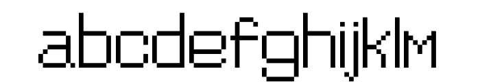 Pixelbroidery Lite Font LOWERCASE
