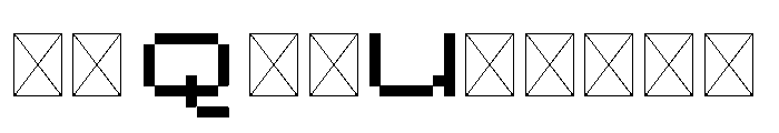Pixeled Wide Alternate Pack Regular Font UPPERCASE