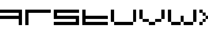 Pixeled Wide Regular Font LOWERCASE