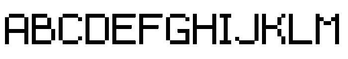 Pixeleum 48 Regular Font UPPERCASE