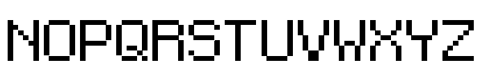 Pixeleum 48 Regular Font UPPERCASE