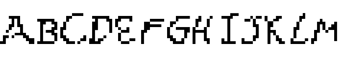 Pixelhaiz Font LOWERCASE