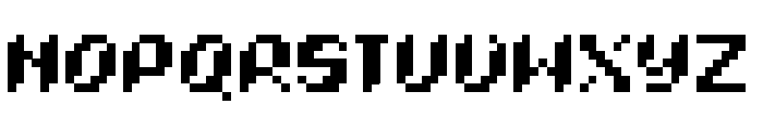 Pixelig Cursief Regular Font UPPERCASE