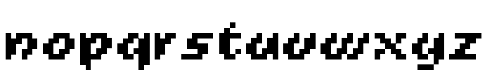Pixelig Cursief Regular Font LOWERCASE
