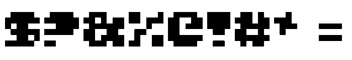Pixelin Duo Regular Font OTHER CHARS