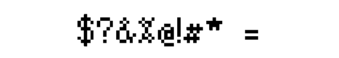 Pixelise Font OTHER CHARS