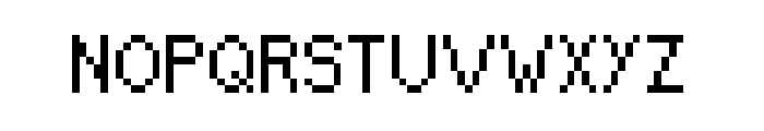 Pixelise Font UPPERCASE