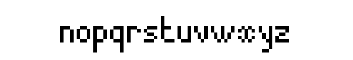 Pixelise Font LOWERCASE