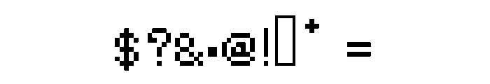 PixelitoCM Font OTHER CHARS