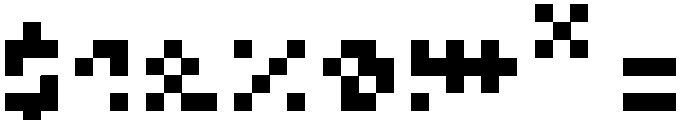 Pixelminimal Regular Font OTHER CHARS