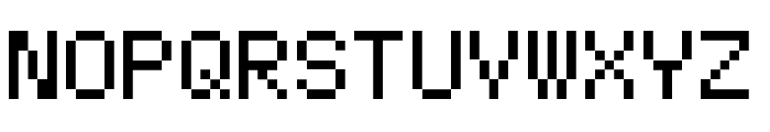 Pixeloid Mono Font UPPERCASE