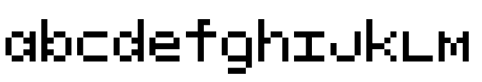Pixeloid Mono Font LOWERCASE