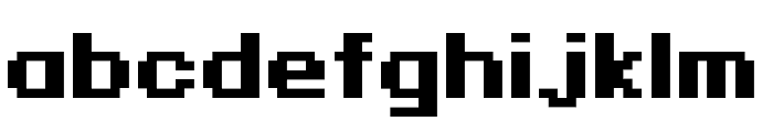 Pixeloid Sans Bold Font LOWERCASE