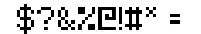 Pixeloid Sans Font OTHER CHARS