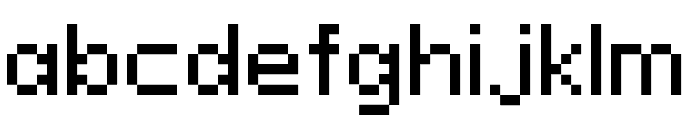 Pixeloid Sans Font LOWERCASE
