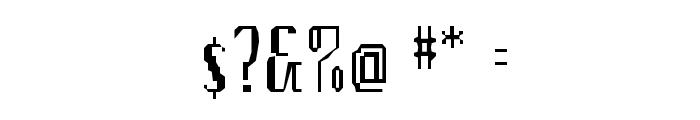 PixelsDream-DemiBold Font OTHER CHARS