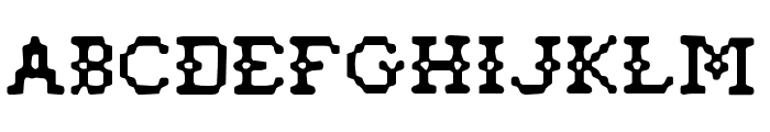 Pixelstitch Font UPPERCASE