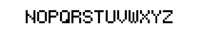 Pixeltype Regular Font UPPERCASE