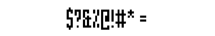 Pixelzone Font OTHER CHARS