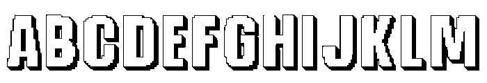 Pixemon Regular Font UPPERCASE