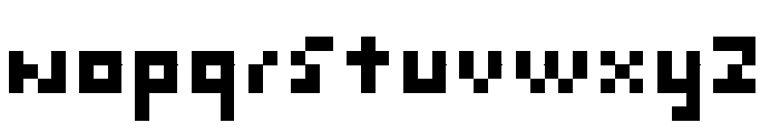 Pixld Regular Font LOWERCASE