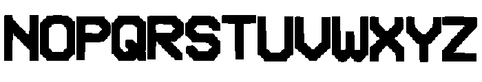 Pixle_Font Font UPPERCASE