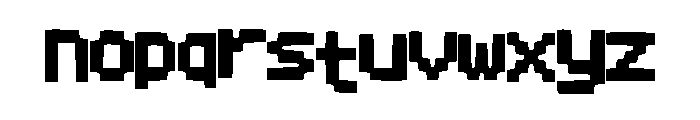 Pixle_Font Font LOWERCASE