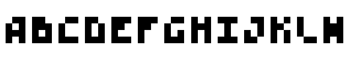 PixliteRegular Font UPPERCASE