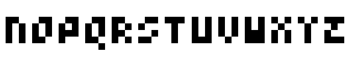 PixliteRegular Font UPPERCASE