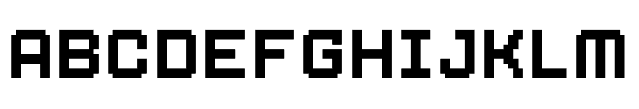 Pixograd Font LOWERCASE
