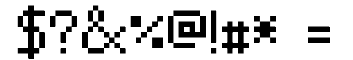 Pixolletta8px Font OTHER CHARS