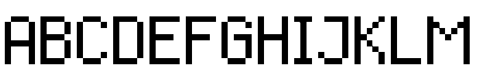 Pixolletta8px Font UPPERCASE