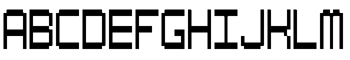 Pixon Font UPPERCASE
