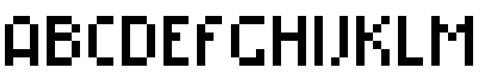 Pixuf Medium Font UPPERCASE