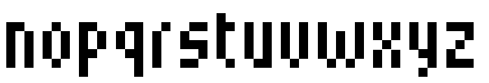 Pixuf Medium Font LOWERCASE