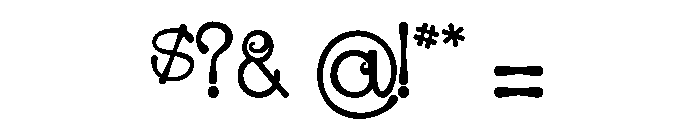 Pizi la Farigoule_PersonalUseOnly Font OTHER CHARS