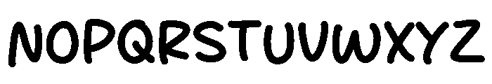 Pizza Time Font UPPERCASE