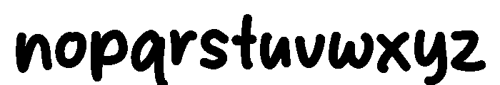 Pizza Time Font LOWERCASE