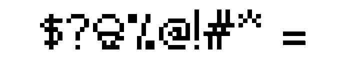 pixeLifealien9px Font OTHER CHARS