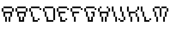 pixeLifealien9px Font UPPERCASE