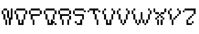 pixeLifealien9px Font UPPERCASE