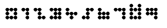 pixel plastique Font OTHER CHARS