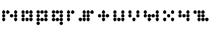 pixel plastique Font LOWERCASE