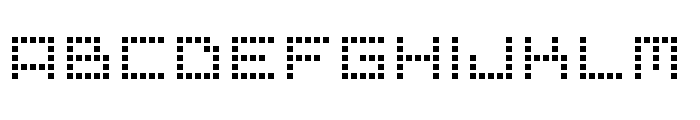pixel point Regular Font UPPERCASE