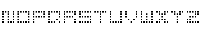 pixel point Regular Font UPPERCASE